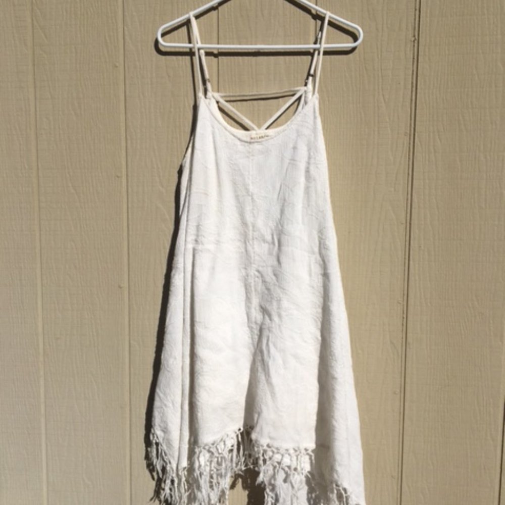 Billabong Cotton Beach Dress with Fringing